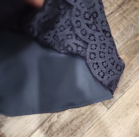 $128 MSRP J Crew Navy Blue Lace Dress NWT SZ  0 - Picture 4 of 9